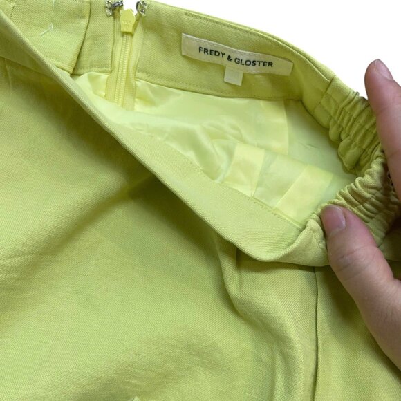 Lemon Yellow A-Line Skirt – FREDY & GLOSTER - Picture 2 of 4